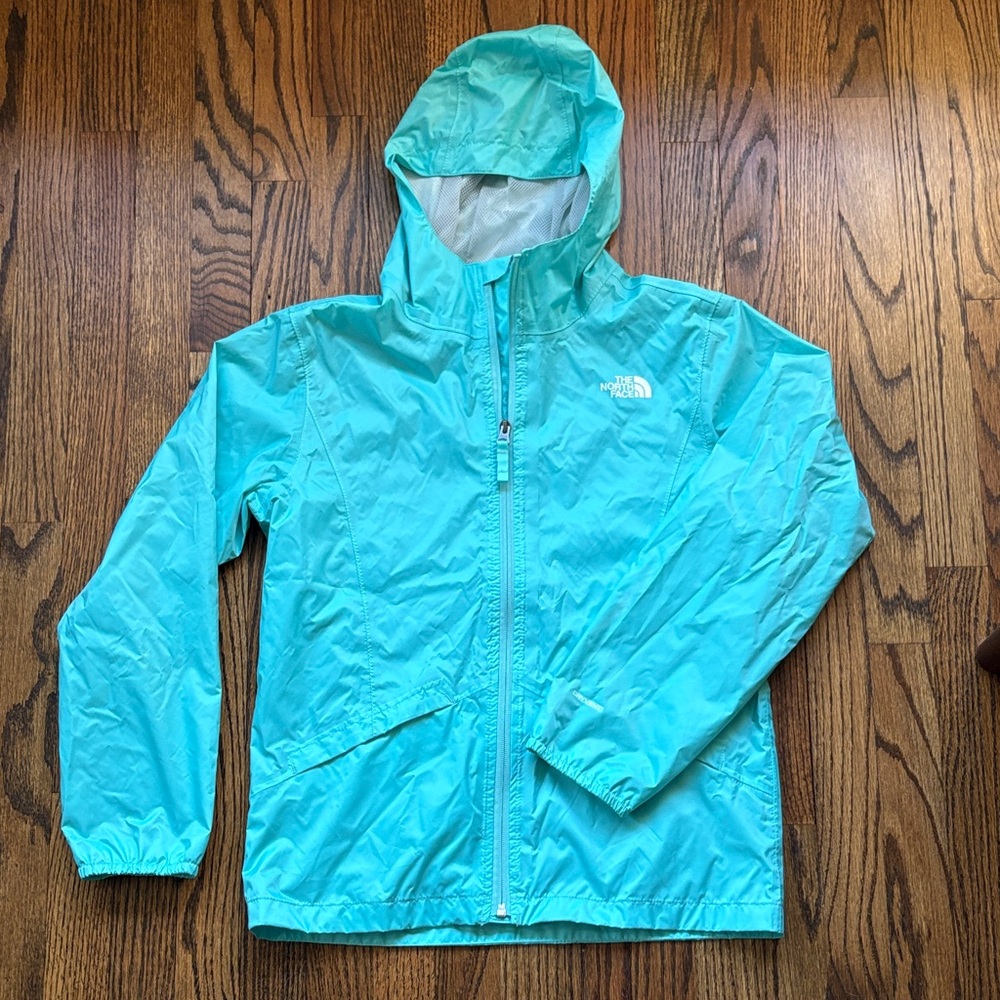 The North Face Girls - Full Zip Rain Coat- XL (18) Juniors Small